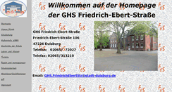 Desktop Screenshot of ghs-friedrich-ebert.eu